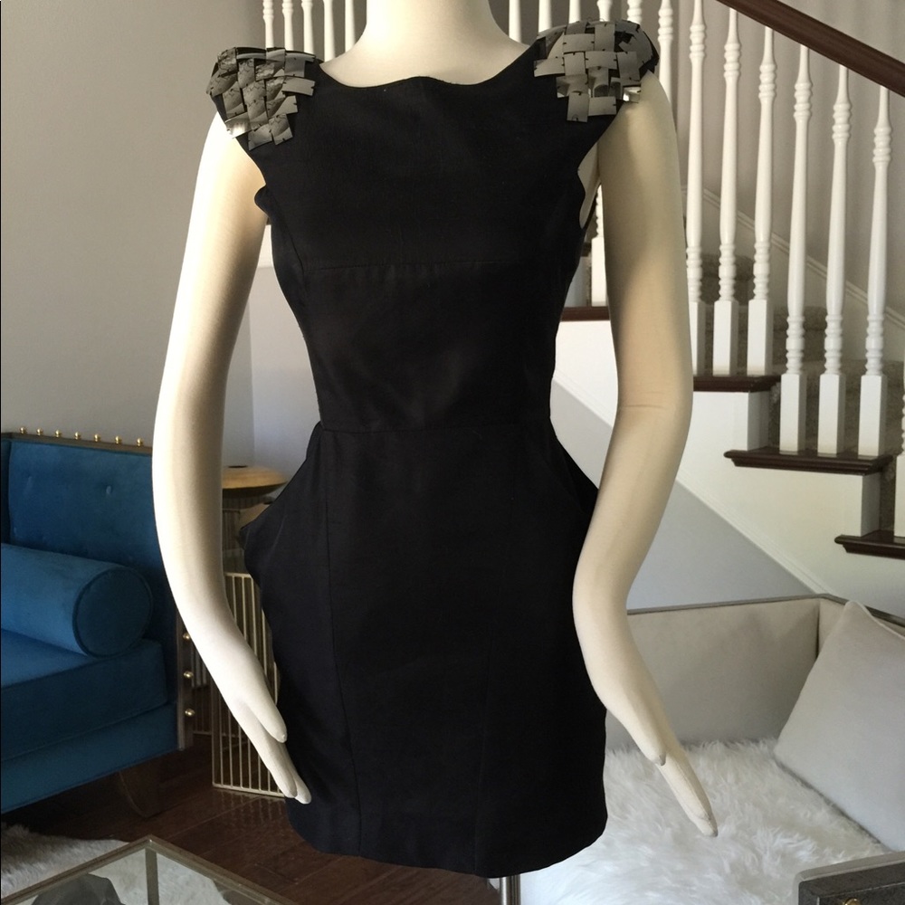 Nicola Finetti Double Panels Mini Bodice Dress